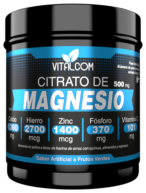 CITRATO DE MAGNESIO VITALCOM 500MG || ENERGÍA Y VITALIDAD TODO EL DÍA